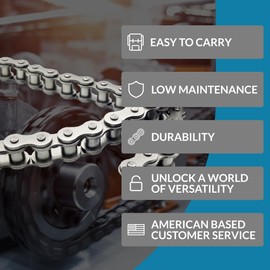 RC-KIT-60-100 Roller Chain Tool Kit Breker Cutter + Puller Holder #60 - #100