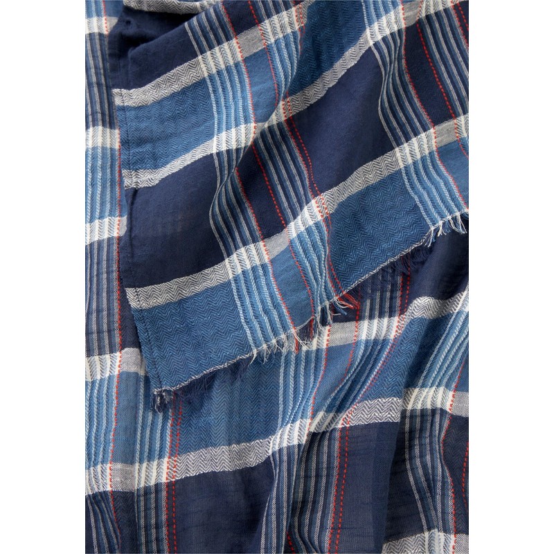 camel active Men's Scarf, darkblue, Unit size