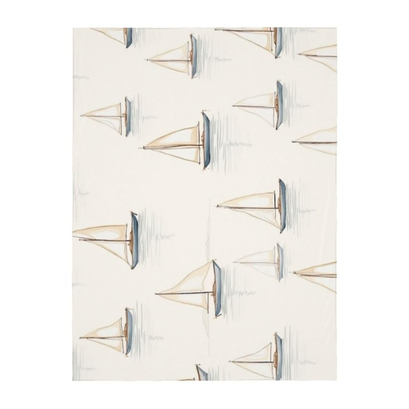 Kuderiy Sailboat Sailing Coastal Nautical Rectangle Tablecloth 54x72 Inch