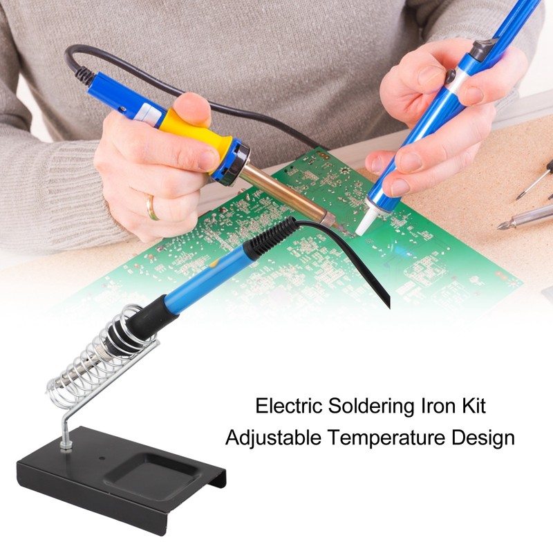 Electric Soldering Iron Kit Adjustable Temperature Portable Electronics Welding Tools