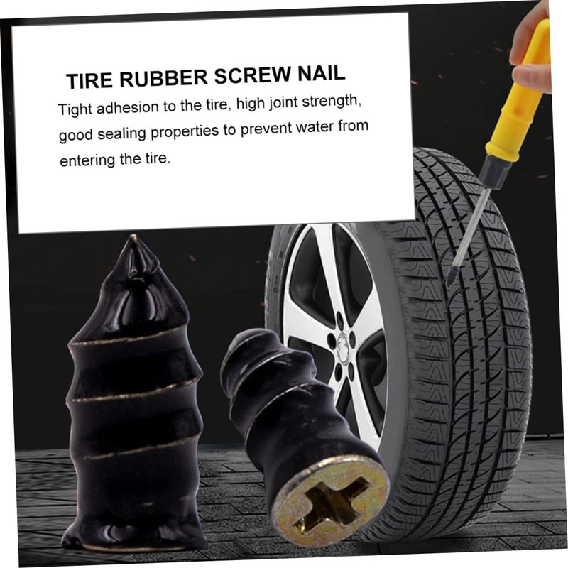 Outanaya 20pcs Tire Repair Rubber Nails Kit for Motorcycle and