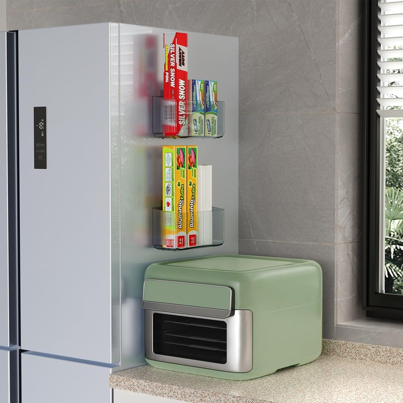 MaraFansie 2 Pack Plastic Lid Organizers Inside Cabinet for Kitchen