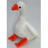 Trendy cuddly goose white plush toy, height: 20 cm, 3975