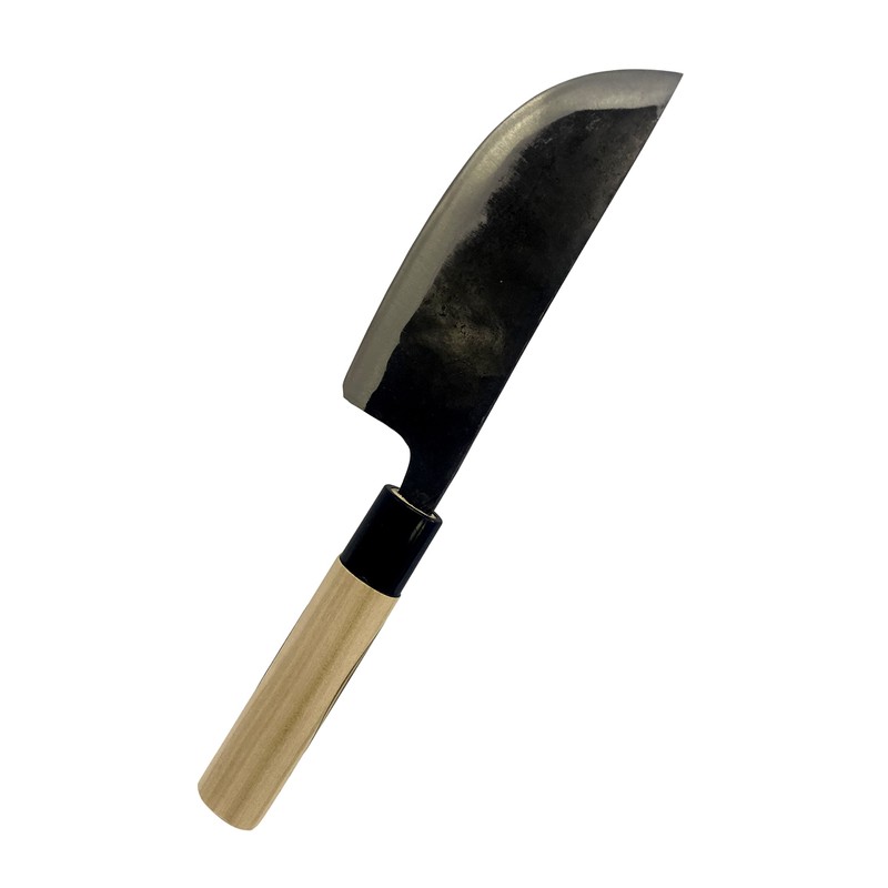 豊稔企販(Hounen Kihan) 豊稔(HOUNEN) 黒打 収穫包丁(両刃) HT-8103