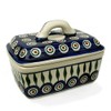 Bunzlauer Keramik Butter Box (Peacock Eye)
