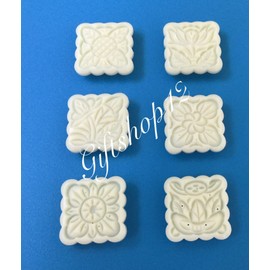 Giftshop12 Mooncake Molds Cookie Cutter Molds Square 63g