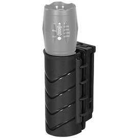 KRYDEX Tactical Flashlight Holster,360 Degree Rotatable Flashlight Holder for Duty Belt Torch Carry Case Pouch Fits for 1"-1 1/4" Diameter Flashlight