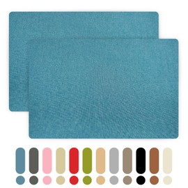 Giftmeet Blue Canvas Repair Patch, 2 Pcs Self Adhesive Linen Fabric Repair Patches for Sofas, 8×10 Inch Coarse Linen Repair Patch for Couch, Furniture, Car Seats, Office Chair, Clothing, Jackets