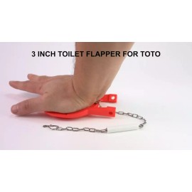 Hibbent 3-Inch Toilet Flapper Ultra High Performance Flapper for TOTO Flapper