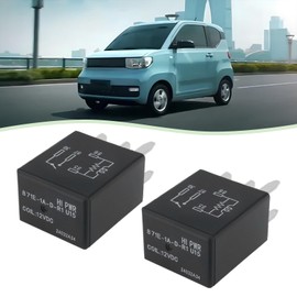YINETTECH 2Pcs 871E-1A-D-R1 U15 12VDC 35A 4 Pin ISO Normally Open Micro Car Relay for Cars Trucks Industrial Equipment