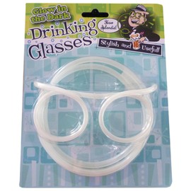 Diabolical Gifts Glow in The Dark Drinking Straw Glasses