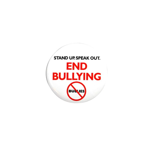 Fundraising For A Cause End Bullying Round Button Pin
