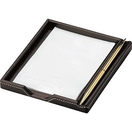 Memo Tray, Synthetic Leather Type MT-3 / Brown/Emu Memo Tray Holder