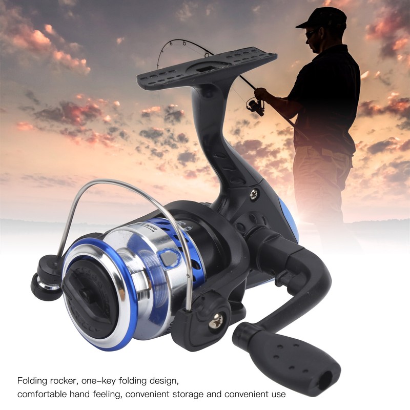 Left/Right Interchangeable Spinning Reel 2 Bearings 5.2:1 Gear Ratio Fishing