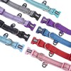 Petiry Reflective Nylon Dog Collar with Breathable Neoprene Padding,Adjustable for