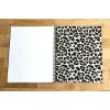 Handmade Sketch Book Journal - Wild Leopard Print