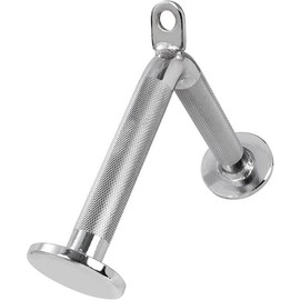 V-Shaped Bar Straight Rotating Bar Curl LAT Pull Down Bar D Handle Double D Row Handle LAT Pulldown Attachments Cable Machine Attachment for Home Gym - Colour: GMA006