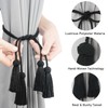 Porlau Elegant Curtain Tiebacks Rope Decorative Curtain Tie Backs for