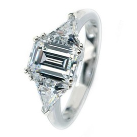 Genuine Silver 3CT NSCD Emerald Cut Diamond Ring for Women Engagement Jewelry (6)