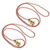 2Pcs Buddhist Pendant Vairocana Stupa Shaped Buddhism Necklace Clothing Bag