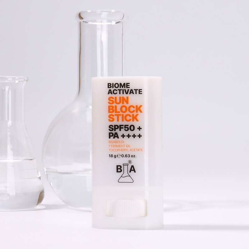 BiomeActivate [Ba liquid] [2 bundles] Sunblock stick [18g] Soft feeling,