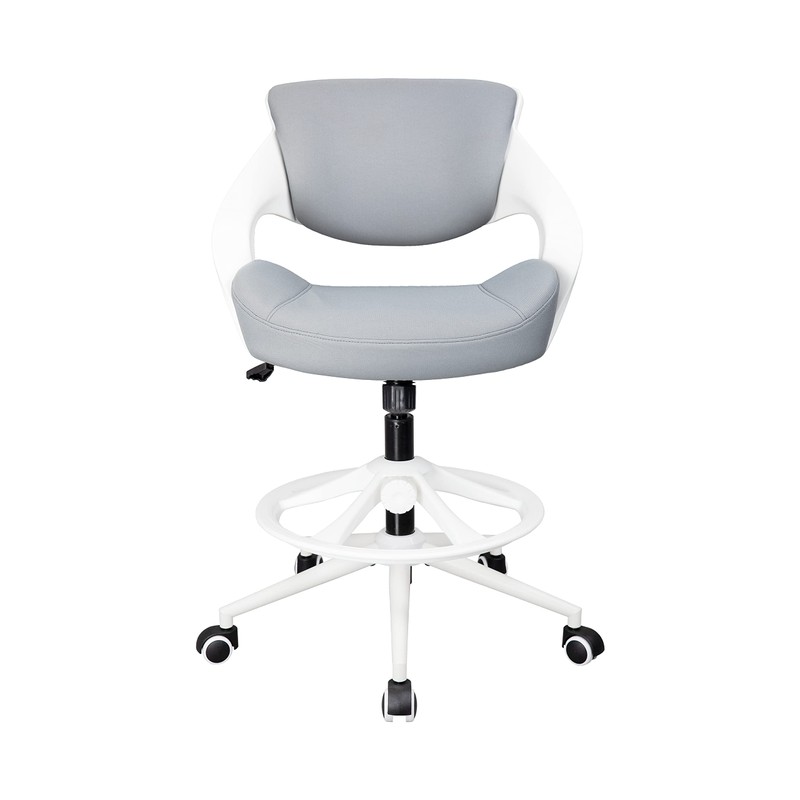 BOJUZIJA Tall Office Chair,Drafting Chair,Standing Computer Desk Chair with Foot