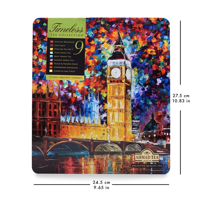 Ahmad Tea Timeless Tea Collection of 9 Black, Fruit &