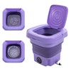 LINISHOP Foldable Washing Machine 8L Portable Mini Washer Semi-automatic Freestanding