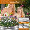 Camp Fire Ring Pit, Large Round Galvanized Steel Fire Pit,