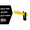 Yellow Jacket 600 Lumen LED Rechargeable Handheld Task Light with