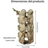 THJOPOKEEL Soporte Ajustable para Botella de Agua con Correa Ajustable