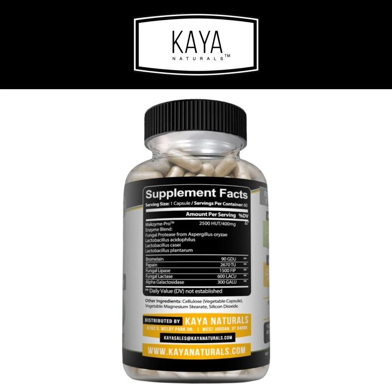 Digestive Enzymes w/ Prebiotic & Probiotics, Gas, Constipation & Bloating