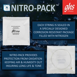 GHS Strings GBTNT Guitar Boomers, Nickel-Plated Electric Guitar Strings, Thin & Thick (10-52), Pack of 4