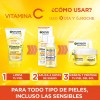 Kit Garnier Express Aclara Serum Crema Gel Vitamina