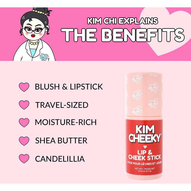 KIMCHI CHIC BEAUTY KIM CHEEKY LIP & CHEEK STICK -
