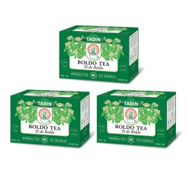 Tadin Boldo Herbal Tea Pack Of 3 Caffeine Free Andes Flavor And Aroma 1.19Oz