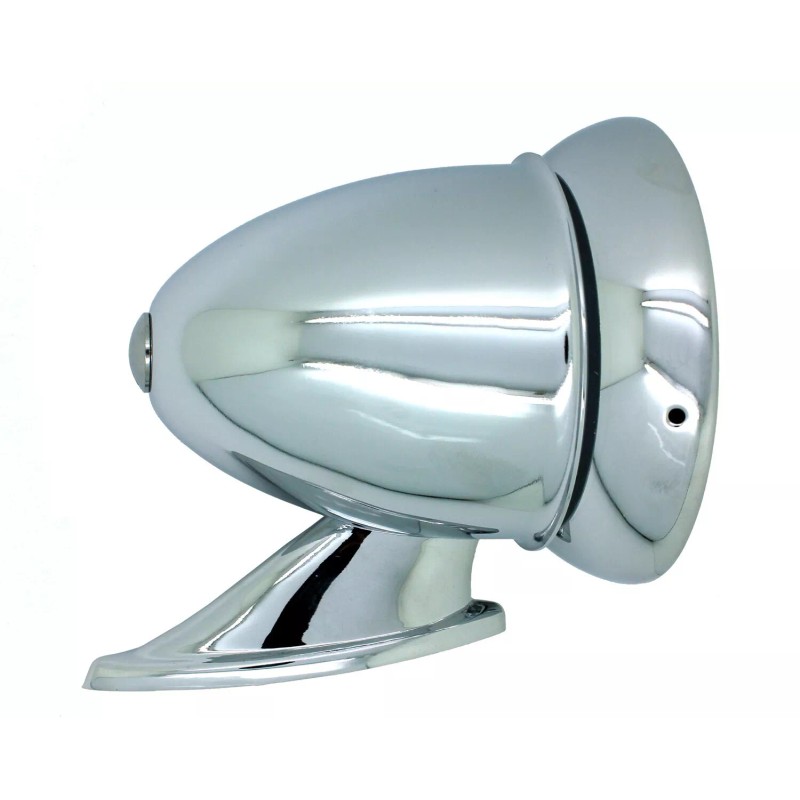 PTRP New Talbot Style Classic Chrome Bullet Side View Mirror