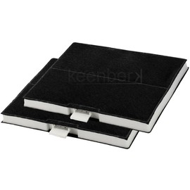 Active Filter for Cooker Hood - Replacement Activated Carbon Filter for Siemens Models LZ53250, LZ53251, LZ53650 - Economy Set of 2