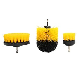 ProElite 3 Piece Drill Activated Brushes, Car Wash Kit, Cleaning Supplies