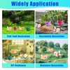IETWATE 72PCS Mini Figures Axolotl Toy, Glitter Mini Resin Animals,