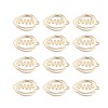 100pcs Special Shape Paper Clips Creatively Cute Plated Metal Bookmark