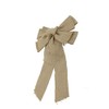 DARO DEKO Jute Double Bow 22 cm x 35 cm