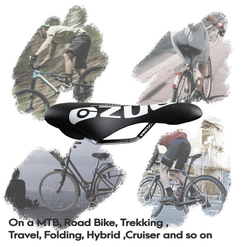 Venzo Comfortable Bike Bicycle Saddle Seat - for MTB, Road,