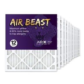 AIRx Filters 18x20x1 Air Filter MERV 11 Pleated HVAC AC Furnace Air Filter, Air Beast 12-Pack Made in the USA