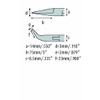 ESD Snipe Nose Pliers 7.7/8'' bent, very long and strong,