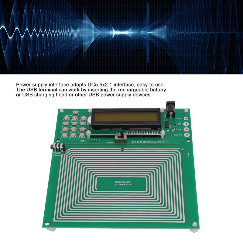 7.83Hz Schumann Resonance Pure Sine Wave Generator Audio Resonator Adjustable