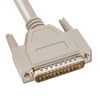 BIGtec 10 m Serial Cable RS232 D-Sub Data Cable 25-Pin