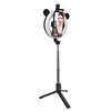 Wireless Bluetooth Selfie Stick Ring Light Mount Foldable Tripod Stand