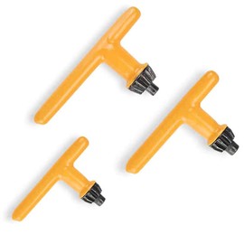 Gasea 3 Packs Drill Chuck Key Universal T Keys Drill Press Wrench Chuck Keys Replacement Keys for Electric Drill 6mm/10mm 13mm 16mm