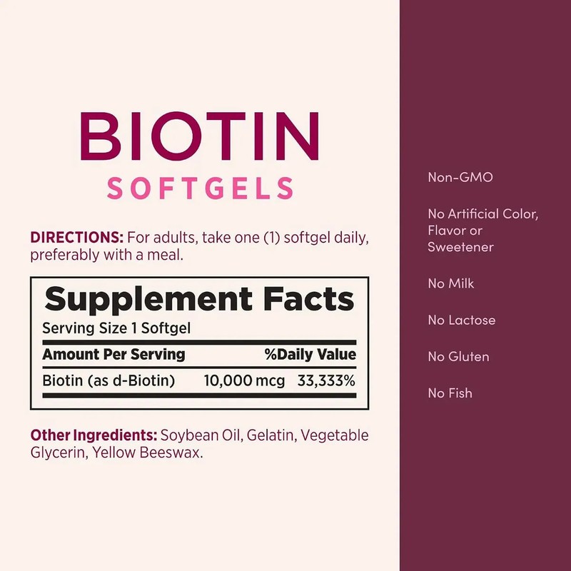 Biotina Para Una Piel Joven Y Saludable 90 Caps Hsn